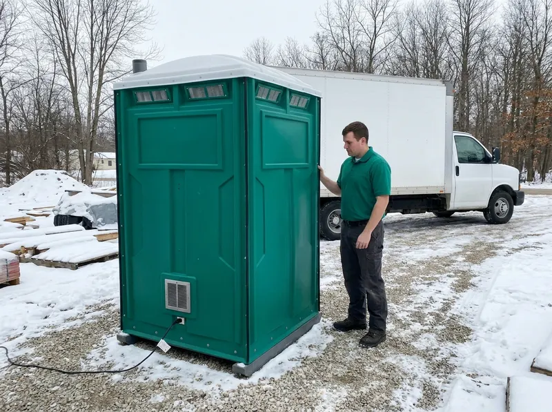 Winterized Heated Restroom Units in Big Bend, WI